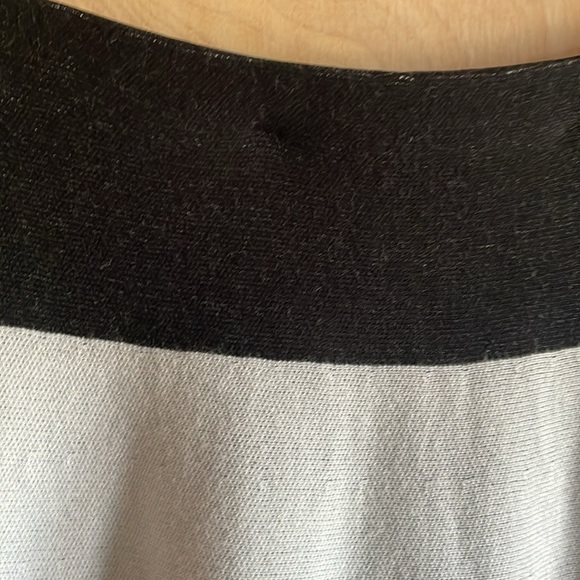 RVN Skirt Jacquard Knit Black White Stripe Women’s Sz: L - Picture 5 of 13